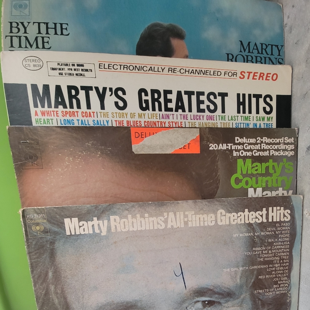 Marty Robin's collection vinyl